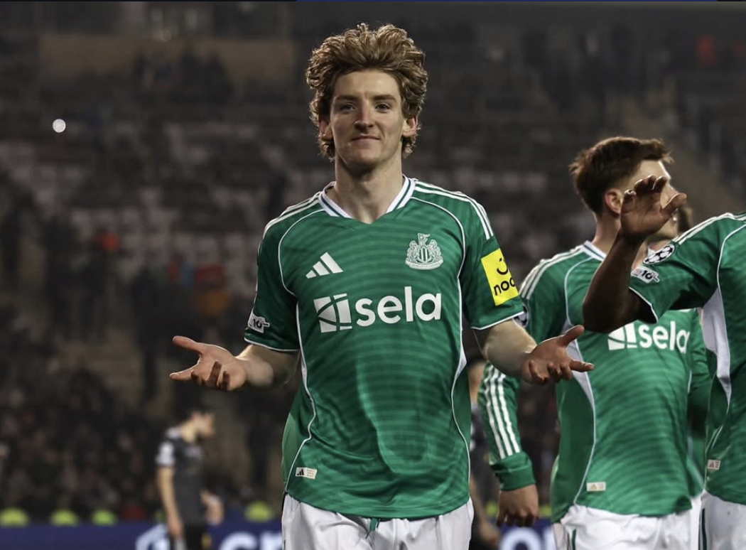 Anthony Gordon. Newcastle Qarabag